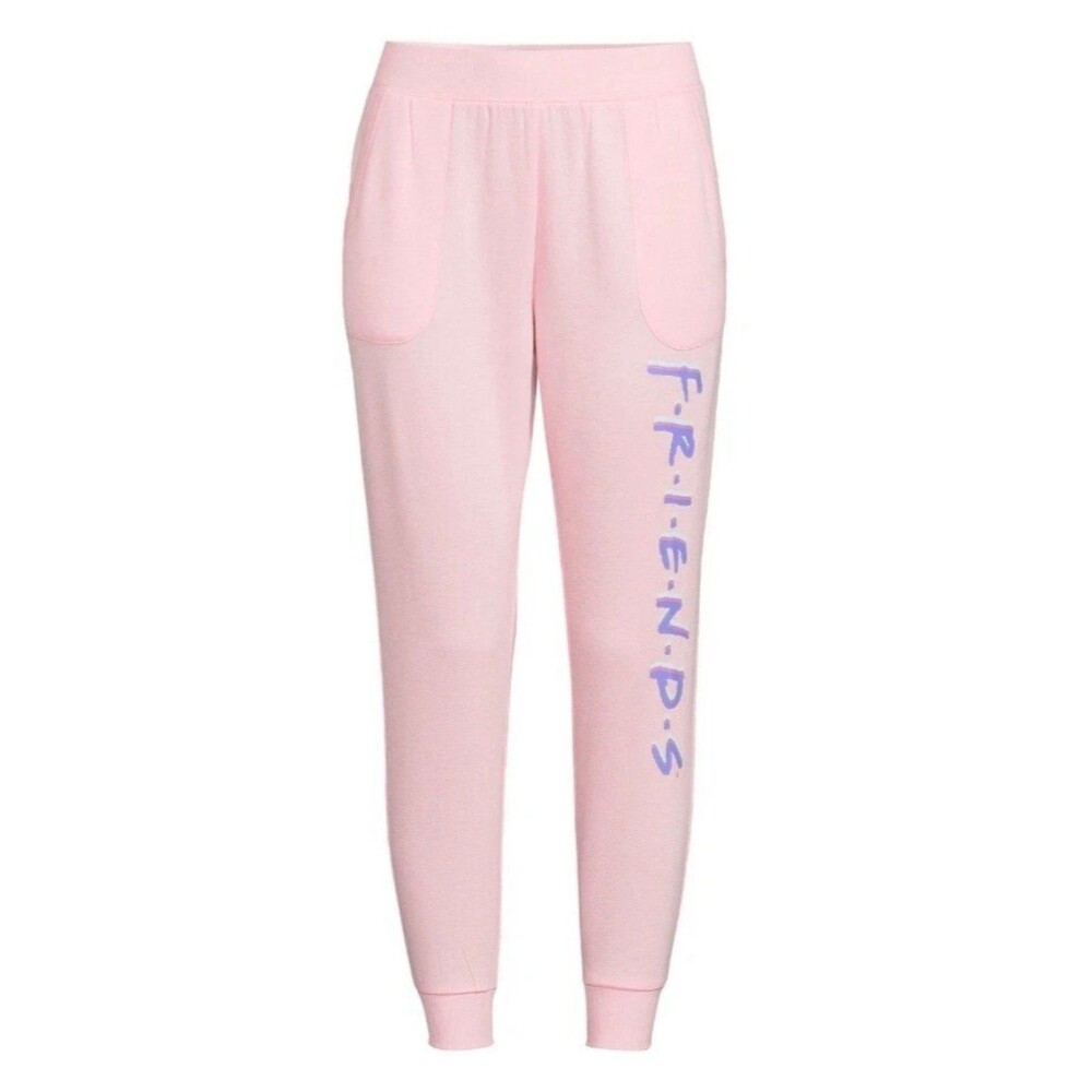 Friends Pink Jogger Sleep Pants S